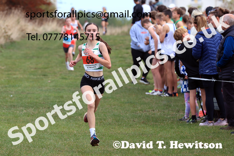 Boys and Girls under-13s, 2025 Farringdon Cross Country Relays, Sunderland. Photo: David T. Hewitson/Sports for All Pics